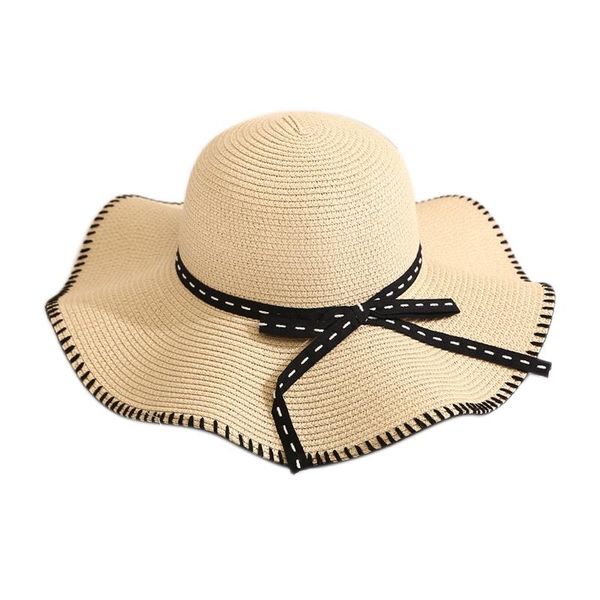 

women's wild summer beach vacation sun hat wide brim hats, Blue;gray