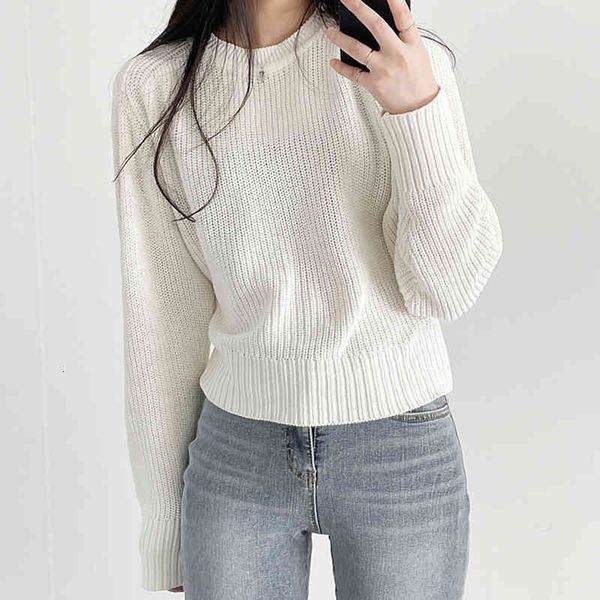 

women's sweaters solid colored sweater, chic female , neck pullover, casual woman's long harvest trbf, White;black