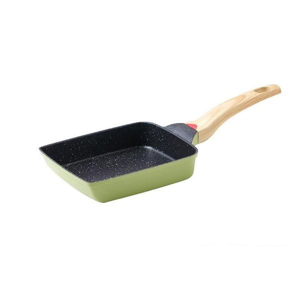 

pans non stick easy clean kitchen breakfast cookware thickened frying japanese tamagoyaki cooking tool omelette pan square
