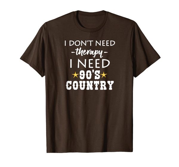 

i dont need therapy i need 90s country concert t-shirt, White;black