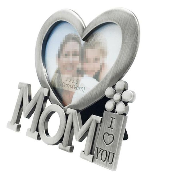 

frames mother's day po frame heart shape metal prop i love you mom