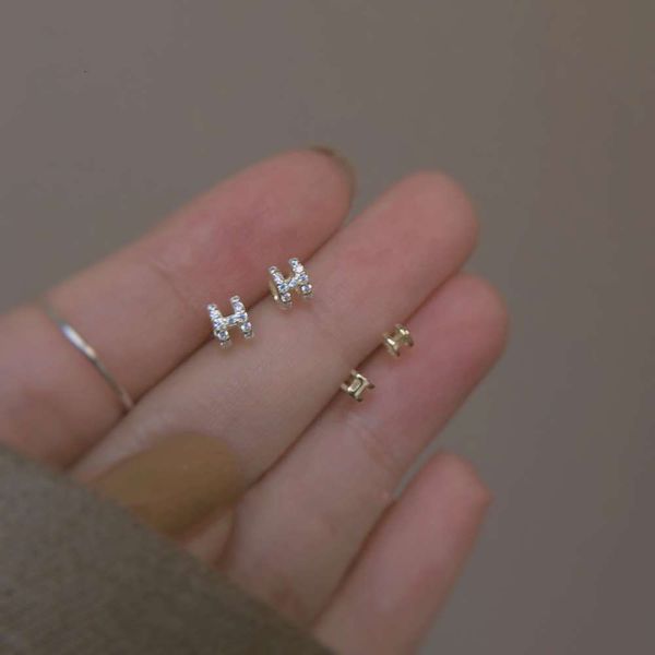 

love mini letter full earrings simple compact high-quality