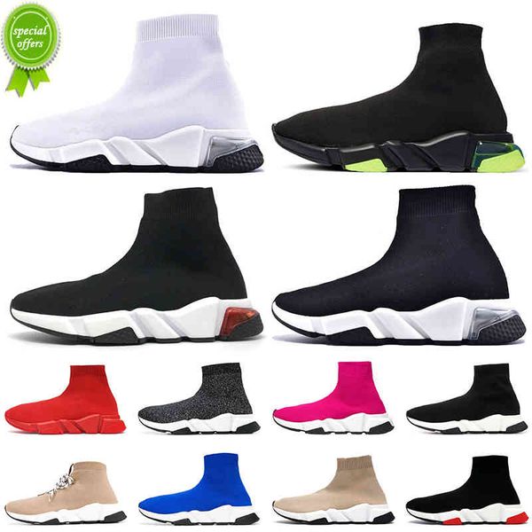 

36-45 clearsole sock trainers sock shoes women mens casual shoes tripler Ã©toile vintage graffiti lace up sock boots sneakers luxury designer