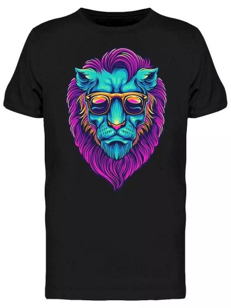

Cool Lion Tee Men's -Image by Shutterstock, White;black
