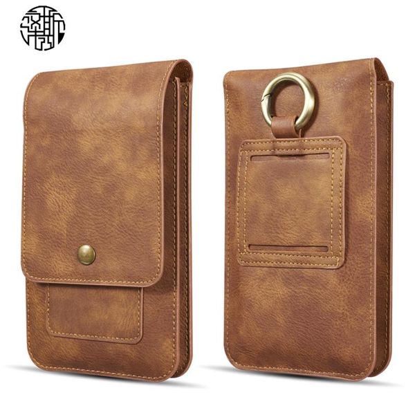 

zenos new arrival multifunction leather belt phone bag holder wallet cell phone bag for unisex, Red;black