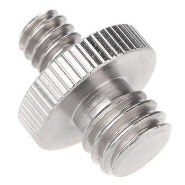 

1/4" male to 3/8" threaded adapter 1/4 3/8 inch double screw supports tripod mayitr camera accessories lighting & studio