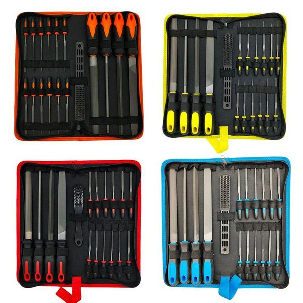 

professional hand tool sets p82c 17pcs file set with carry case,premium grade t12 drop forged alloy steel