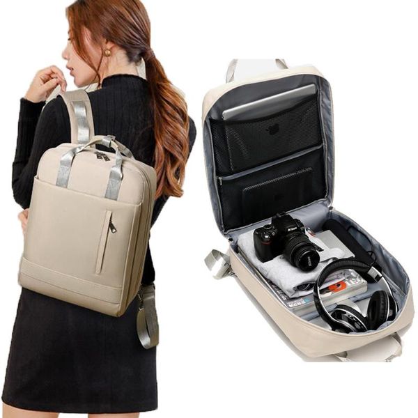 

backpack anti-theft bag travel large capacity business usb charge men lapcollege student school l901