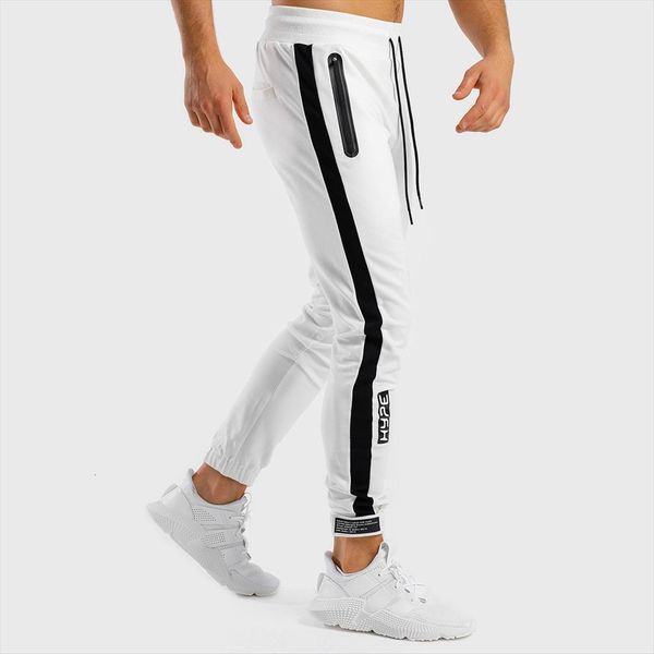 

white jogger sweatpants casual skinny women pants cotton gym fitness workout trousers male spring sportswear track bottoms, Black