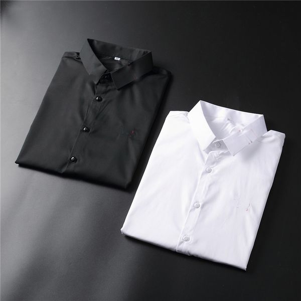 

2021men's polo fashion t shirt designers men s clothing black white tees short sleeve women's casual hip hop streetwear t-shirt m-, White;black