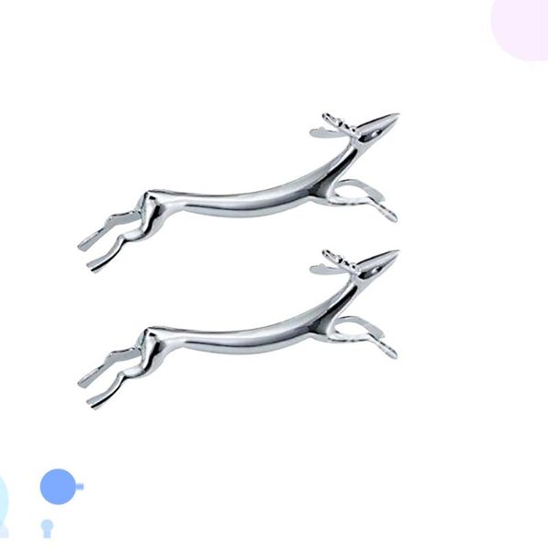 

2pcs chopstick rest deer shaped household creative chopsticks rack for el restaurant home mats & pads