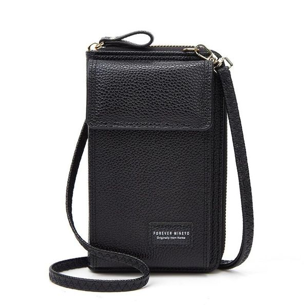 

evening bags fashion small bag for phone 2021 mini shoulder women wallet leather black blue pink bolso mujer sac femme tassen dames