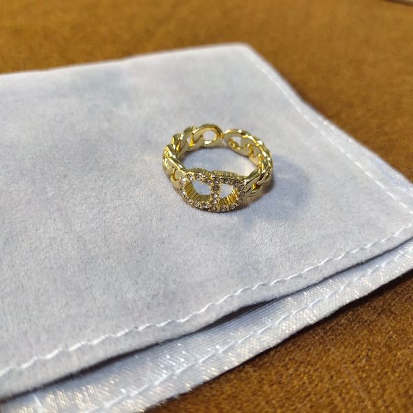 

designers luxury fashion dijia / dejia high version cd letter gold opening hemp rope ring fashion hand decoration, Red;brown