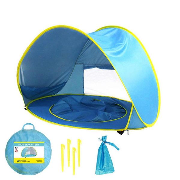 

tents and shelters baby beach tent up uv protection sunshade with 4 pegs outdoor camping waterproof