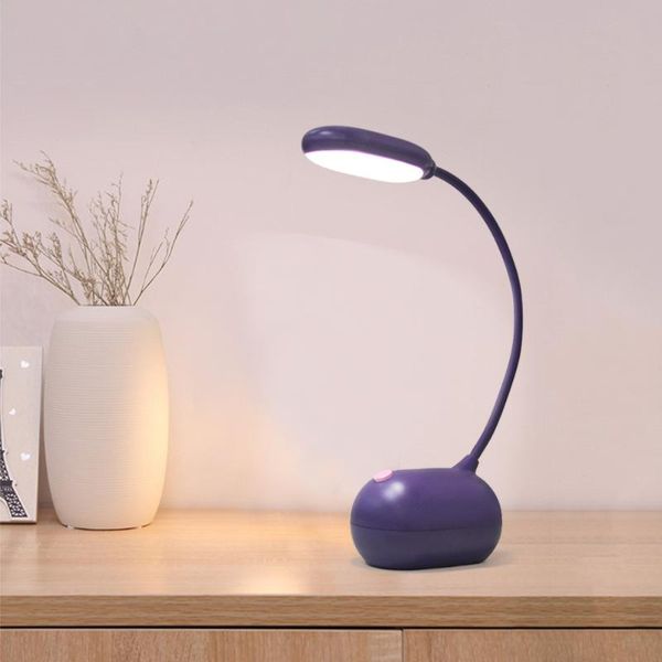 

table lamps touch flexible neck desk lamp led clip-on eye-protect study foldable deskusb home bed night reading light