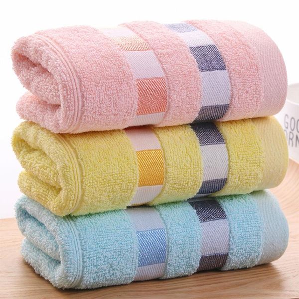 

towel cotton creative plaid handkerchief el face soft towels bathroom