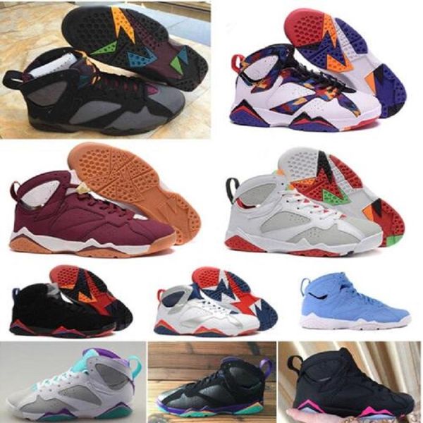 

low 2021 release sneakers jumpman oregon ducks 7 mens basketball shoes 7s women hare patta bordeaux dmp ray allen trainers, Black