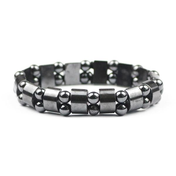 

beaded, strands tiger eye & hematite charm bracelets men double tiger's for women natural energy stone bracelet jewelry, Black