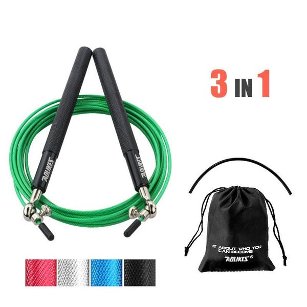 

steel wire weighted racing rope skipping bearing universal speed jump ropes