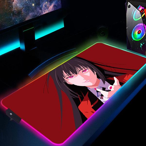 

mouse pads & wrist rests large rgb pad gaming accessories mat kakegurui keyboard table carpet mousepad 900x400 for computer laptop