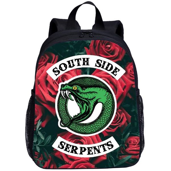 

backpack mini backpacks kids boys girls cool riverdale letter 3d printing school bag 13inch bookbag kindergarten satchel mochila escolar