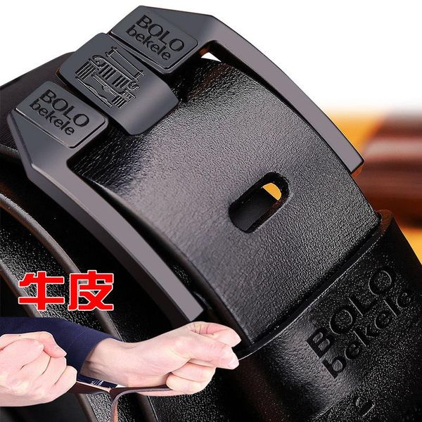 

belts fashion men's luxury designer belt cow genuine leather waist strap chain buckle for men 110-125cm, Black;brown