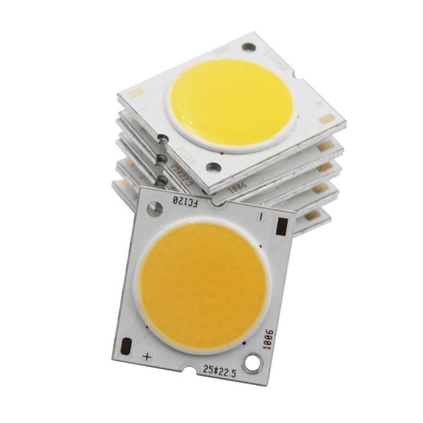

bulbs [sumbulbs] 10pcs 25x23mm led cob light source diode chip cold 30-33v 10w 15w 20w 30w for down track diy lamp bulb