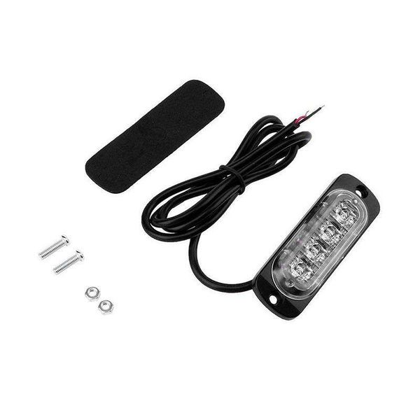 

emergency lights car working light fog lamp plastic 12v-24v 36w 4led kit lens red