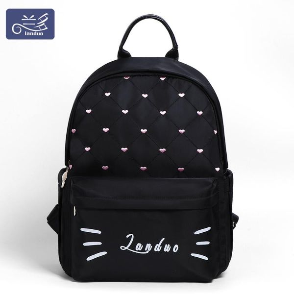

diaper bags 2021 landuo mommy mother summer mini nappy backpacks with anti-loss zipper baby nursing fashion mpb103
