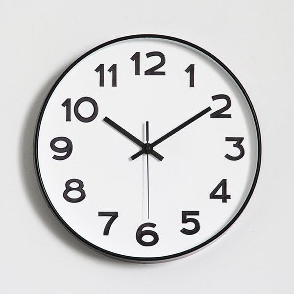 

wall clocks nordic modern clock minimalist fashion silent round living room relogio de parede bedroom home decoration mm60wc