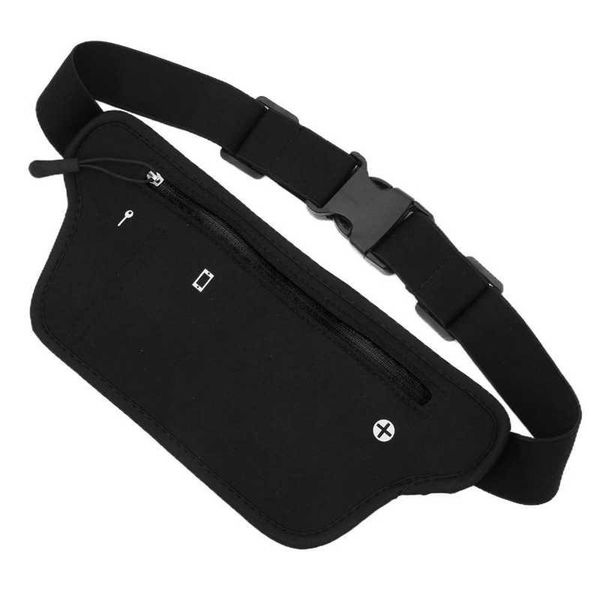 

waist support running bag portable durable adjustable sports packs lightweight for outdoor, Black;gray