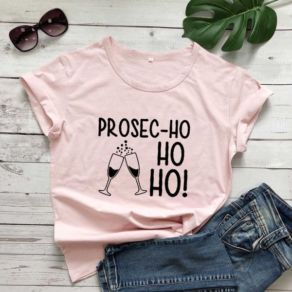 

women's t-shirt prosec-ho ho women cotton casual short sleeve tees fashion christmas gray female clothing harujuku o neck girls, White