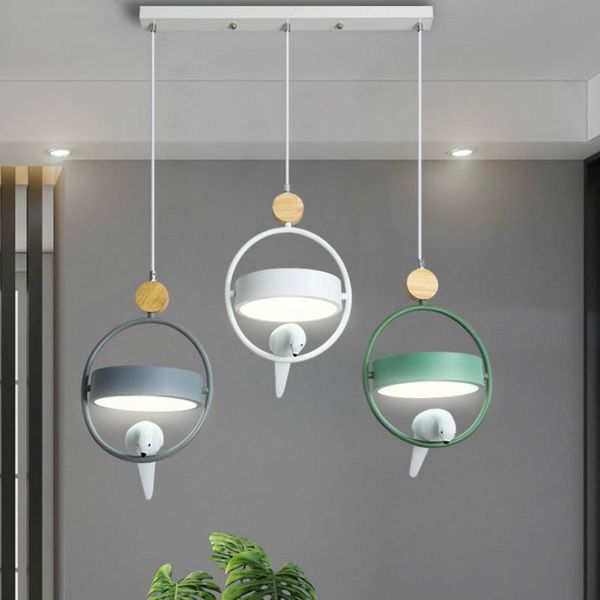 

pendant lamps nordic net red personality lamp creative dining room bar iron three head macaron restaurant chandelier lb032013