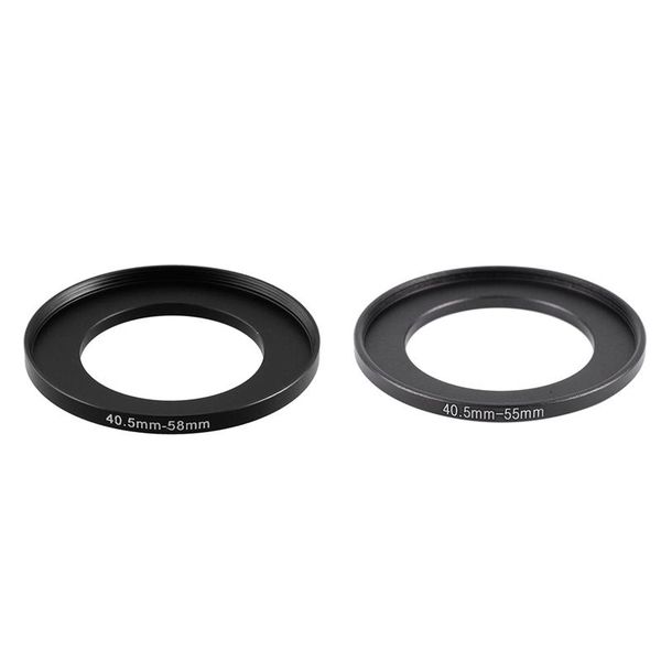 

lens adapters & mounts 2pcs camera repairing metal step up filter ring adapter - 40.5mm-58mm 40.5mm-55mm