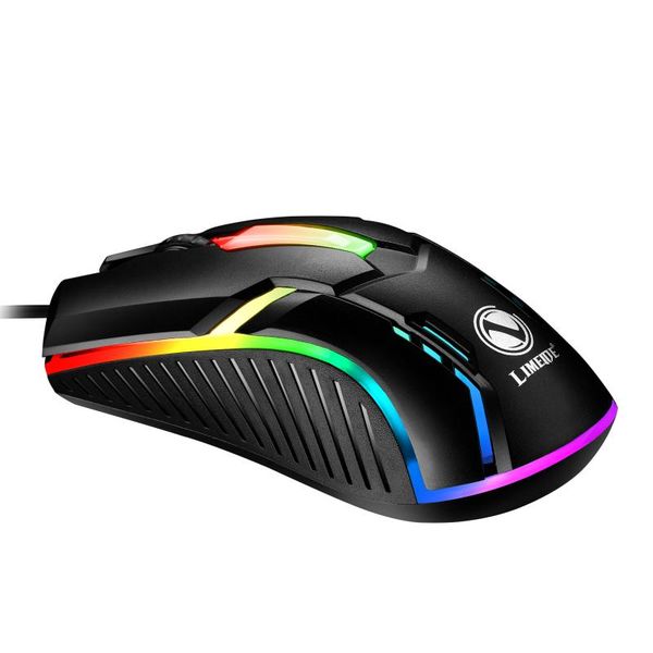

mice limei s1 e-sports luminous wired mouse usb desklapmute computer game