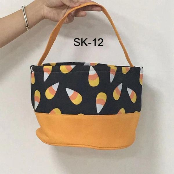 

gift wrap 60pcs/lot wholesale halloween bucket 12 styles home decoration personalized trick or treat candy bags for child