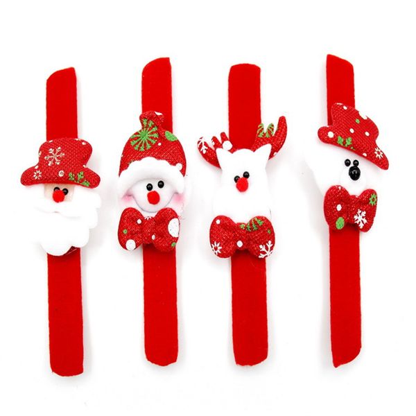 

elastic bracelet christmas decorations kids slap circle party decoration children s toy bracelet pat circle