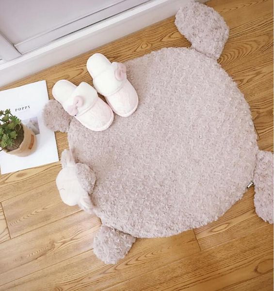 

cushion/decorative pillow home pet cartoon creative carpet ins super cute sheep entry pad sofa cushion warm foot floor mat decor gift for fr