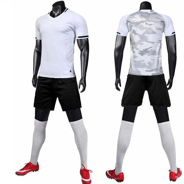

1656778shion 11 team blank jerseys sets, training soccer wears short sleeve running with shorts 0226368, Black;red