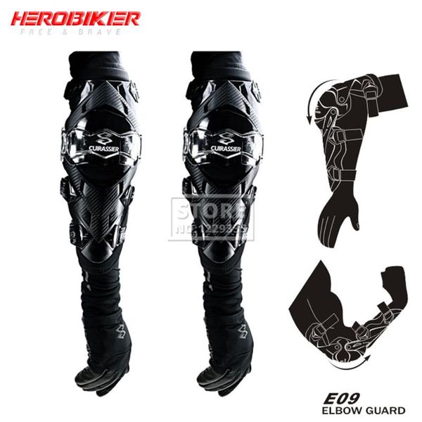 

motorcycle armor black elbow protectors motocross pads kneepads moto equipement racing riding protection for 4 season