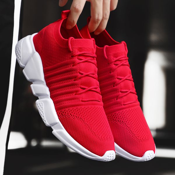 

running shoes for men women summer brand sports jogging footwear outdoors lightweight breathable sneakers shoes black red