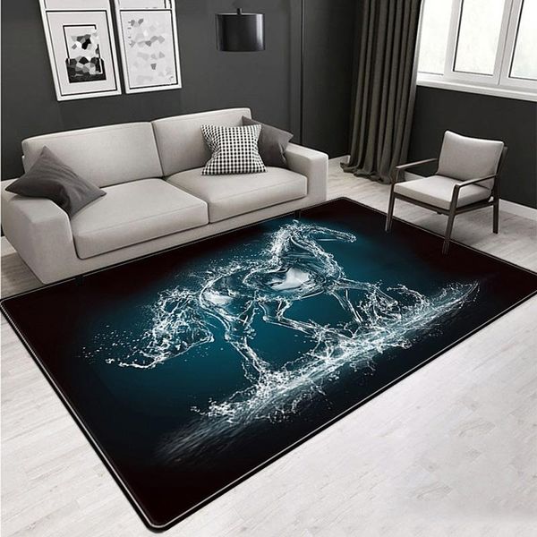 

carpets 3d printing bedroom area rugs flame wolf gothic large modern parlor anti-slip floor home play decor rug carpet kids mats