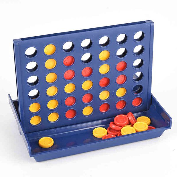 Conecte 4 em um jogo de linha de linha brinquedos educativos infantil crianças dobrável crianças alinham os brinquedos de quebra-cabeça da placa de linha