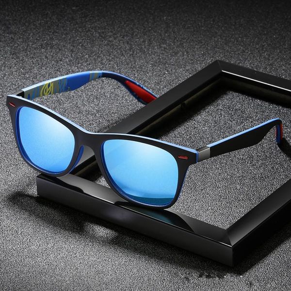 

sunglasses classic retro men's polarized outdoor driving sun glasses anti-reflective mirror fashion uv400, White;black