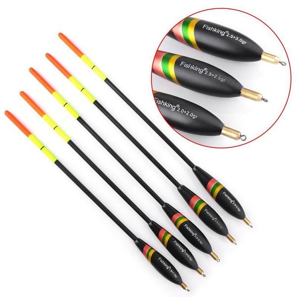 

5pcs mixed size bobber cork vertical float for carp fishing accessories