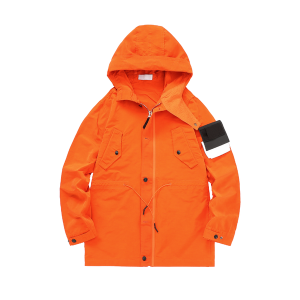 

men's jackets spring and autumn jacket luxury brand compass fashion solid color street work wear2021, Black;brown