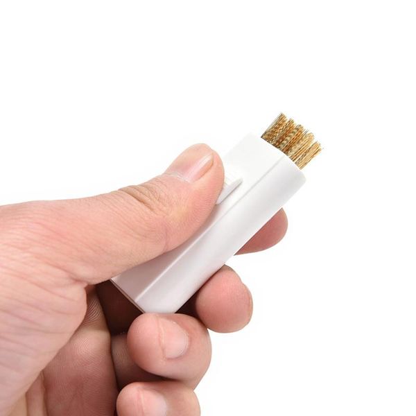 

1pc mini iron club brush with wire bristles cleaner tool golf training aids ball cleaning