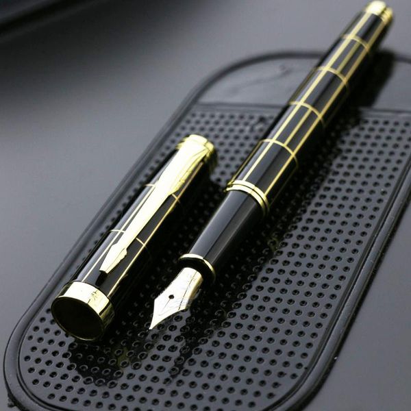 

1pcs business accounting writing metal fountain student calligraphy tip pen pens