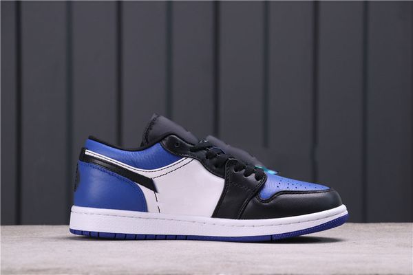 

high version jumpman 1 1s black blue toe basketball designer shoes mens womens genuine leather sport outdoor sneakers full size 36-47.5 ship