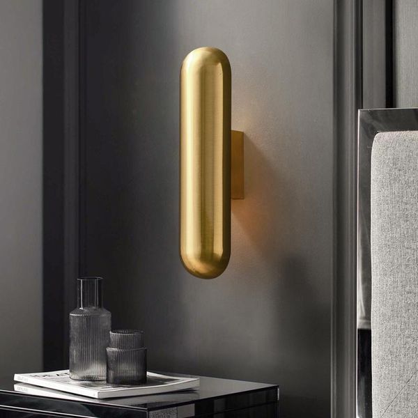

modern minimalist led living room background wall lamp personality bedroom bedside entrance hallway